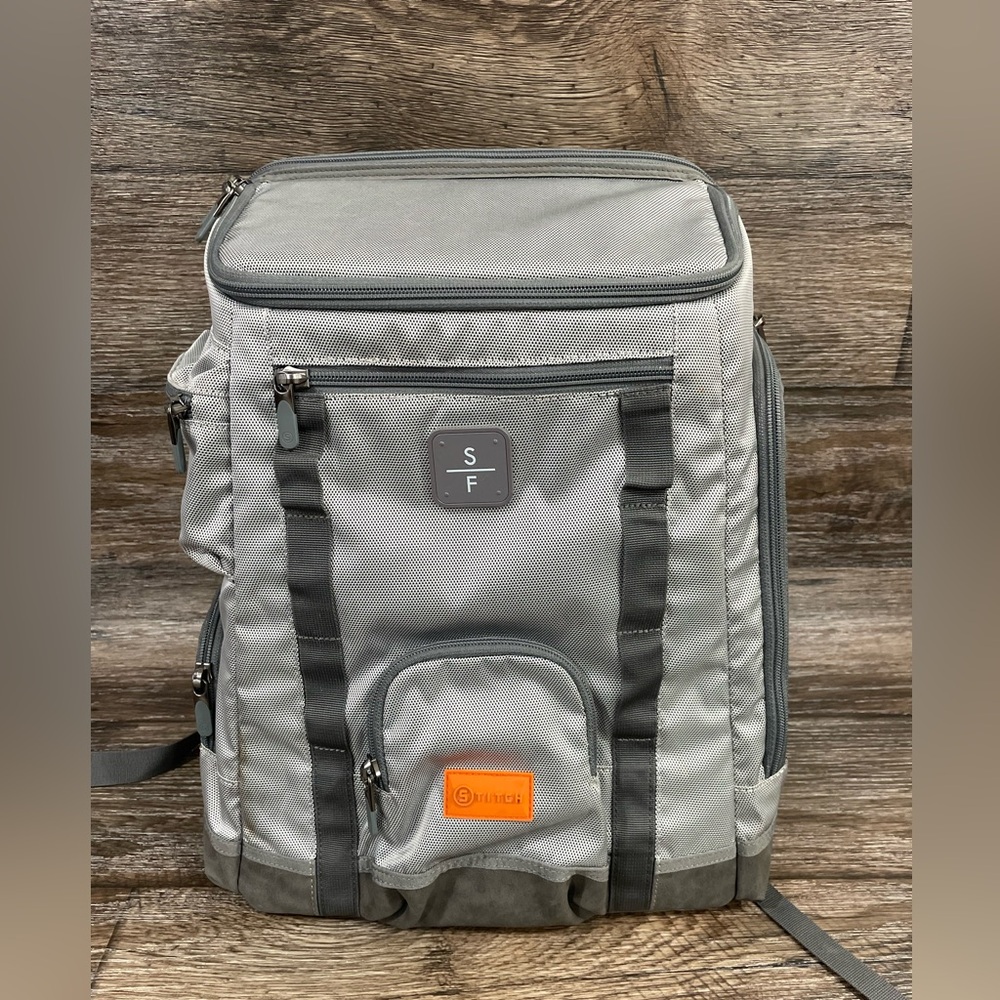 Stitch Birdie Golf Backpack Top‎ Handle Zip Closure Front & Side Pockets Straps